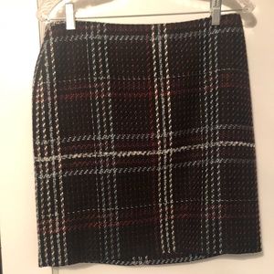 Plaid boucle classic Mini Skirt